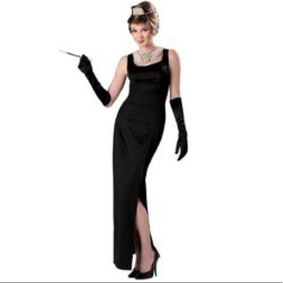 California Costumes Dresses & Skirts - BREAKFAST AT TIFFANY’S HOLLY GOLIGHTLY BLACK COSTUME DRESS W/ CIGARETTE HOLDER
